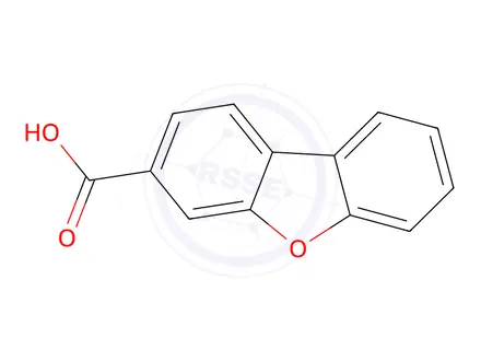Chemical structure of Dibenzofuran-3-carboxylic acid