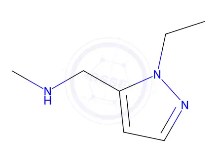 Chemical structure of 1-(1-Ethyl-1h-pyrazol-5-yl)-N-methylmethanamine