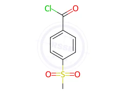 Chemical structure of 4-(Methanesulfonyl)benzoyl chloride