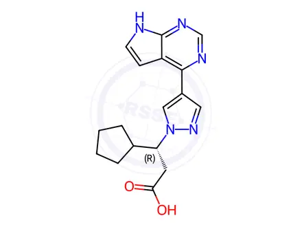 Chemical structure of Ruxolitinib Impurity 241