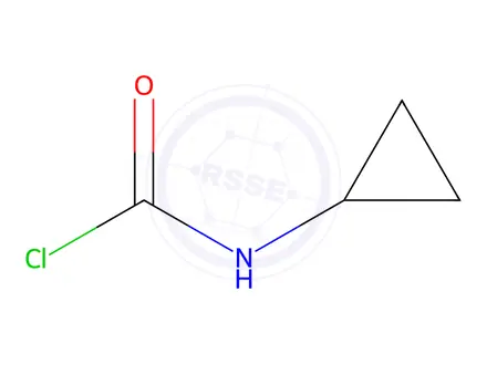 Chemical structure of cyclopropylcarbamic chloride