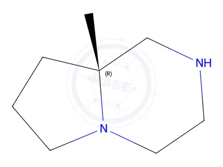 Chemical structure of (8aR)-8a-methyl-octahydropyrrolo[1,2-a]pyrazine dihydrochloride