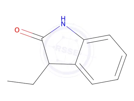 Chemical structure of 3-ethyl-2,3-dihydro-1H-indol-2-one