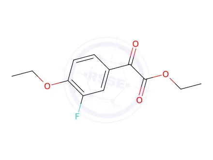 Chemical structure of Ethyl 2-(4-ethoxy-3-fluorophenyl)-2-oxoacetate
