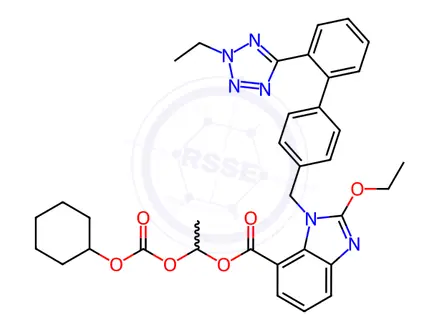Chemical structure of Candesartan Cilexetil EP Impurity F