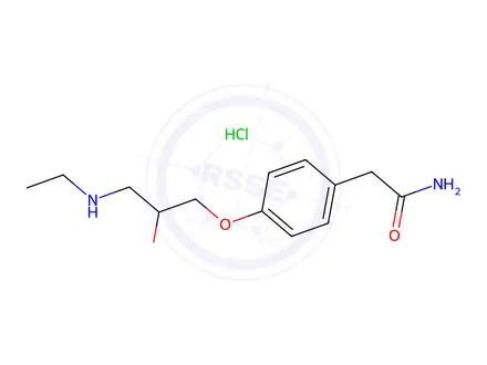 Chemical structure of Atenolol EP Impurity I HCI