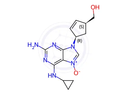 Chemical structure of Abacavir N-Oxide