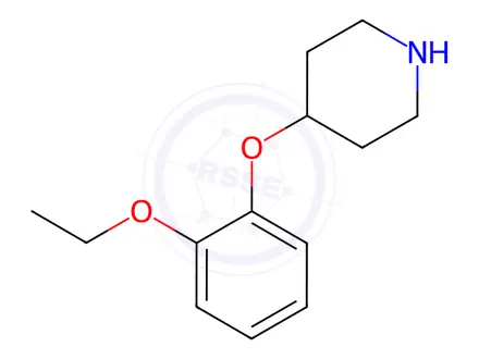 Chemical structure of 4-(2-Ethoxyphenoxy)piperidine