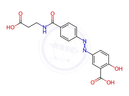 Chemical structure of Balsalazide