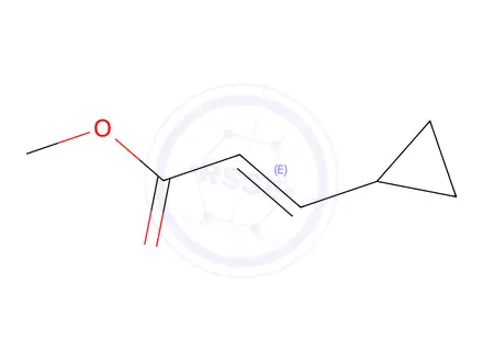 Chemical structure of Methyl (E)-3-cyclopropylacrylate