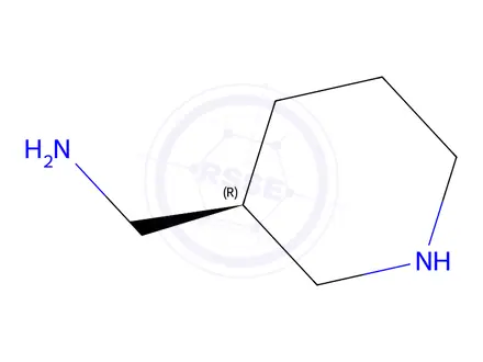 Chemical structure of (R)-piperidin-3-ylmethanamine