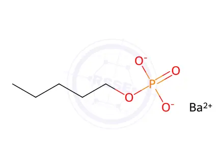 Chemical structure of barium pentyl phosphate