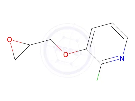 Chemical structure of 2-Chloro-3-(oxiran-2-ylmethoxy)pyridine