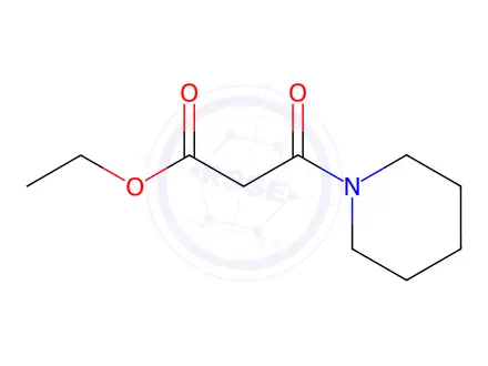 Chemical structure of ethyl 3-oxo-3-(piperidin-1-yl)propanoate