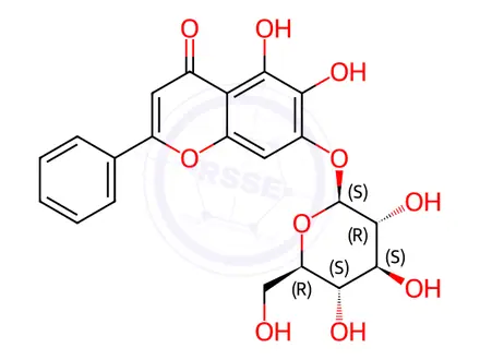 Chemical structure of Oroxin A