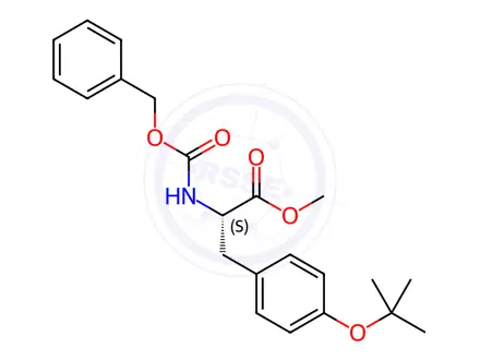 Chemical structure of Z-TYR(TBU)-OME