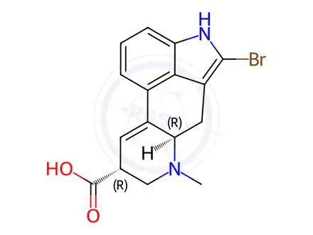 Chemical structure of Bromocriptine EP Impurity D