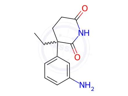 Chemical structure of Aminoglutethimide Impurity 1 (Aminoglutethimide EP Impurity A)
