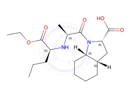 Chemical structure of Perindopril