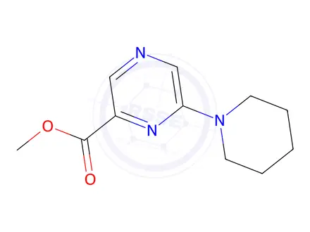 Chemical structure of Methyl 6-piperidin-1-yl-pyrazine-2-carboxylate