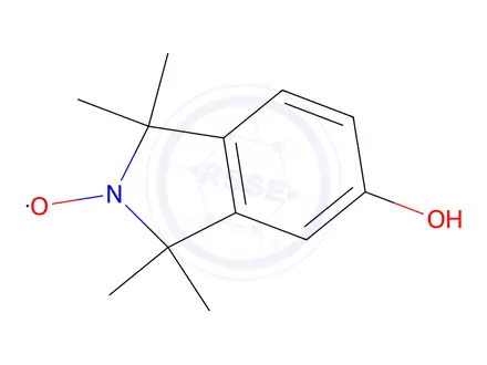 Chemical structure of 5-hydroxy-1,1,3,3-tetramethylisoindoline-2-oxyl