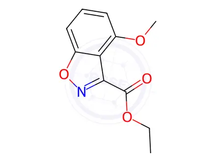 Chemical structure of Ethyl 4-methoxybenzo[d]isoxazole-3-carboxylate