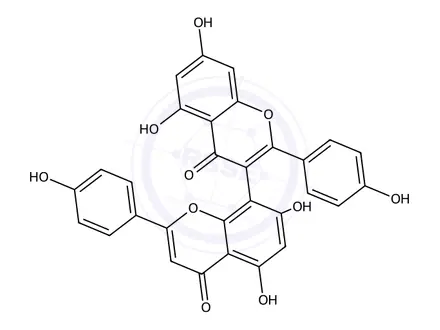 Chemical structure of I3,II8-Biapigenin