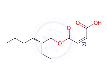 Chemical structure of Monooctyl Maleate