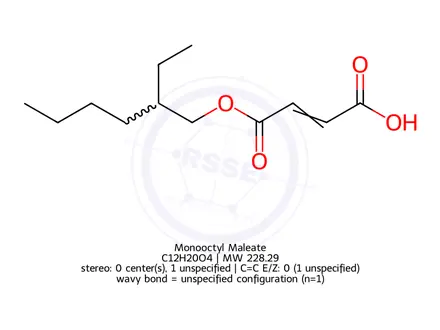 Chemical structure of (Z)-4-((2-Ethylhexyl)oxy)-4-oxobut-2-enoic acid