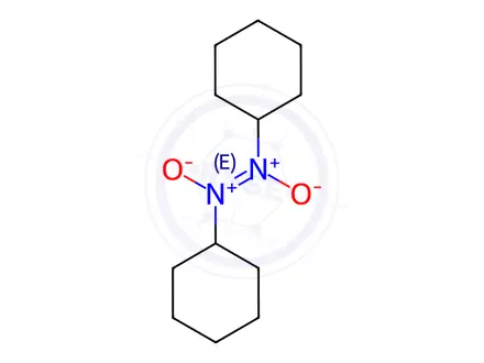 Chemical structure of Dicyclohexyldiazene 1,2-dioxide