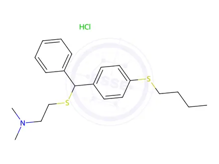 Chemical structure of Captodiame Hydrochloride