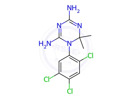 Chemical structure of Cycloguanil Impurity 108