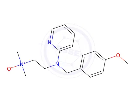 Chemical structure of Mepyramine Impurity 5 (Mepyramine N-Oxide)