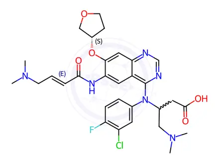Chemical structure of Afatinib Impurity 228
