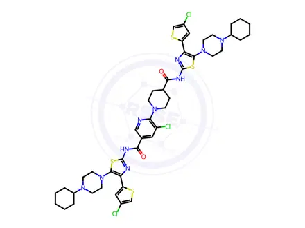 Chemical structure of Avatrombopag Diamide Impurity
