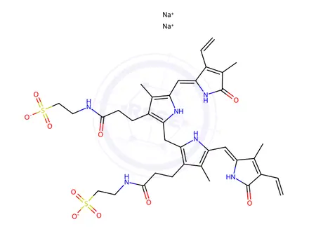 Chemical structure of Bilirubin conjugate