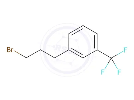 Chemical structure of 1-(3-Bromopropyl)-3-(trifluoromethyl) benzene