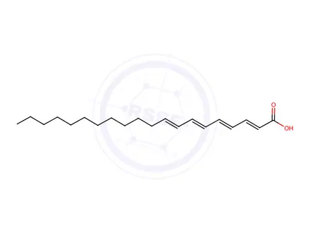 Chemical structure of Eicosatetraenoic acid