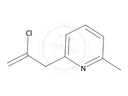 Chemical structure of 2-Chloro-3-(6-methyl-2-pyridyl)-1-propene