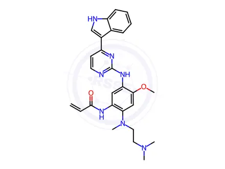 Chemical structure of Osimertinib Mesylate Impurity 1