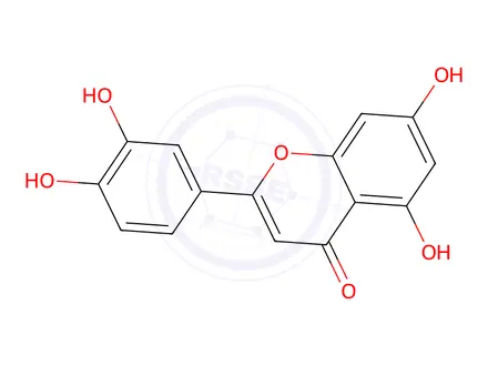 Chemical structure of Luteolin