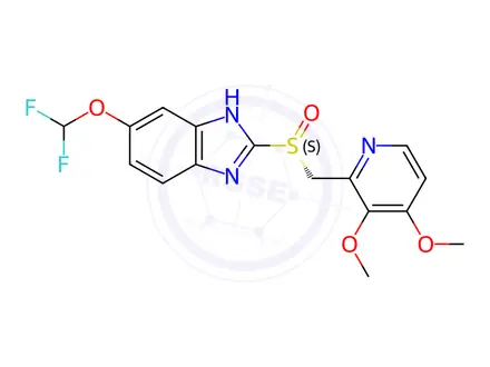 Chemical structure of R-Pantoprazole