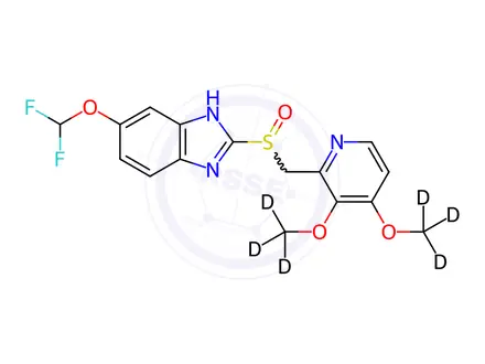 Chemical structure of Pantoprazole D6