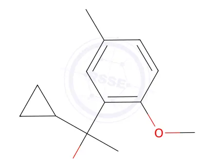 Chemical structure of 1-Cyclopropyl-1-(2-methoxy-5-methylphenyl)ethanol