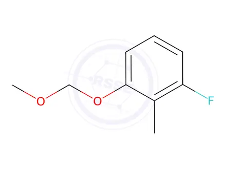 Chemical structure of 3-Fluoro-1-(methoxymethoxy)-2-methylbenzene