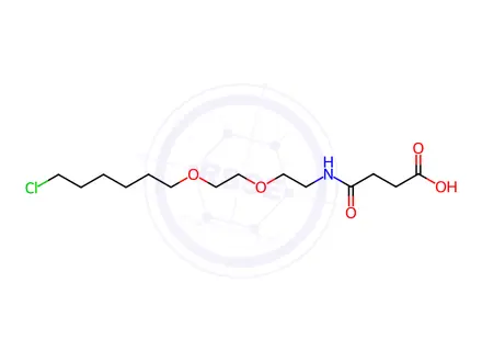 Chemical structure of 4-[[2-[2-[(6-Chlorohexyl)oxy]ethoxy]ethyl]amino]-4-oxo-butanoic Acid