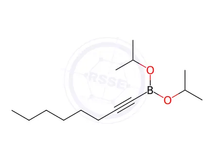 Chemical structure of Diisopropyl oct-1-yn-1-ylboronate