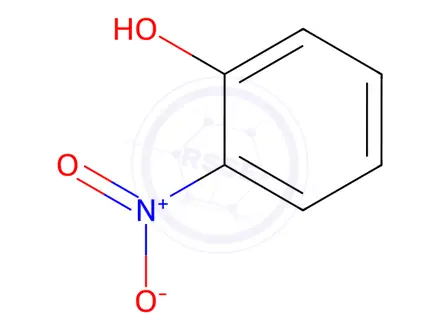 Chemical structure of 2-Nitrophenol