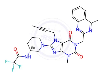 Chemical structure of Linagliptin Impurity 314