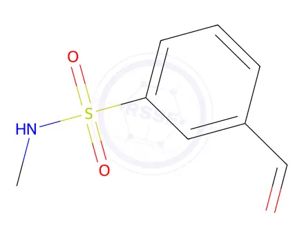 Chemical structure of 3-formyl-N-methylbenzene-1-sulfonamide